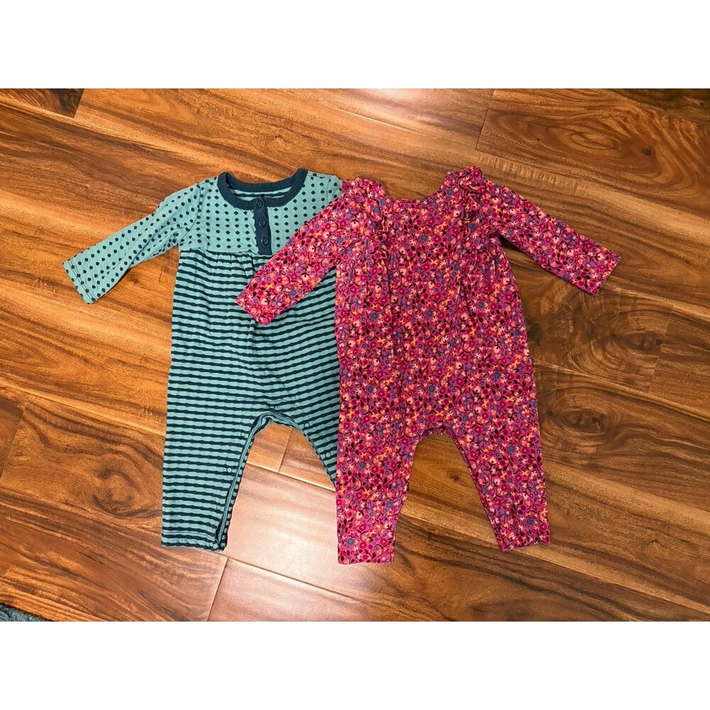 Tea Collection Rompers, size 6-9 months
